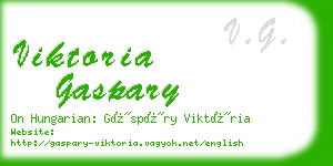 viktoria gaspary business card